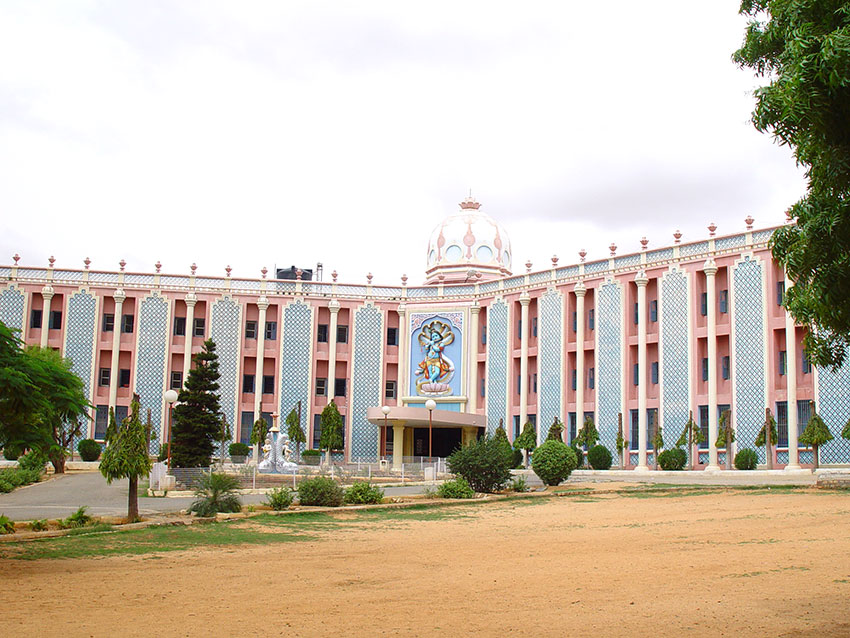 Bhajan hall at Prasanthi Nilayam.